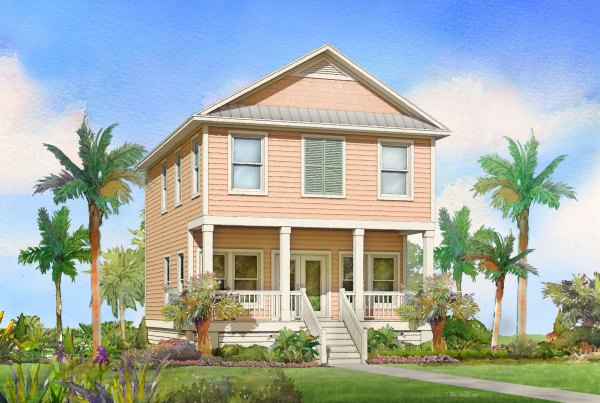 redfish modular home rendering