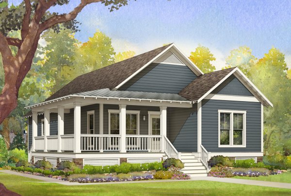 sapelo modular home rendering