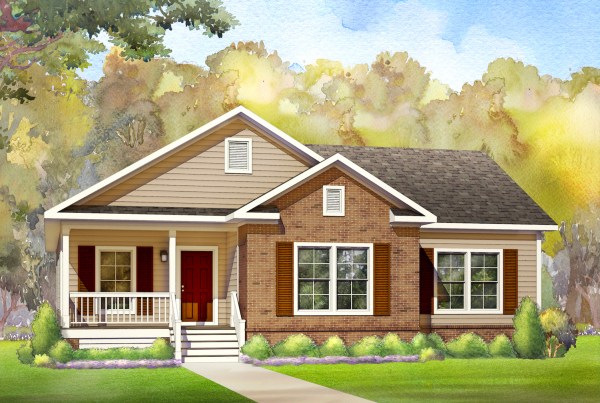 grey oak modular home